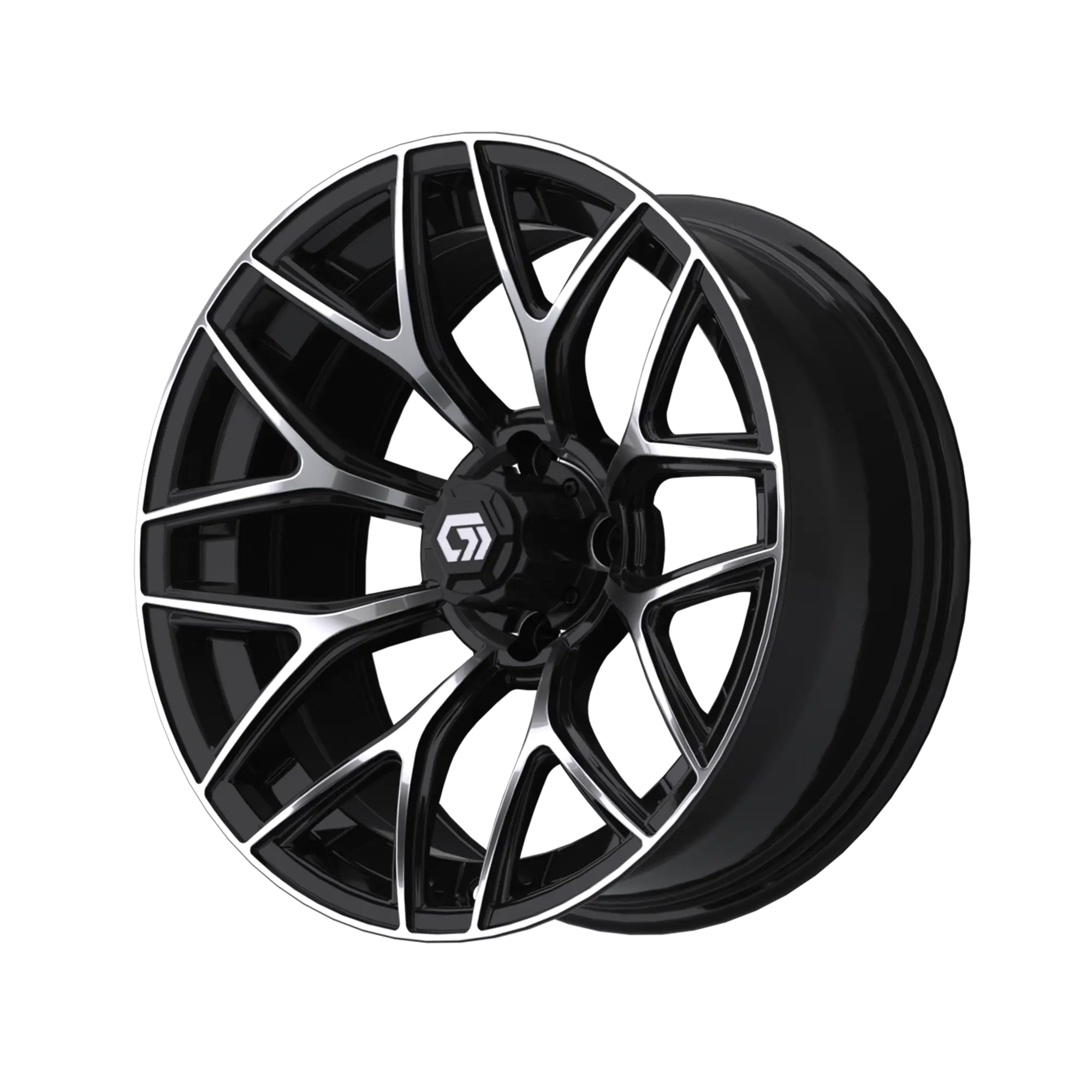 19-424 Monaco 16X7 Machined Black_3QR copy